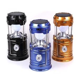 Solar Camping Lantern - Multifunctional Outdoor Tent Light with Solar Charging