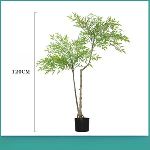 Nandina Bamboo Tree Artificial Realistic Artificial Plant For Indoor Outdoor Decoration Home Garden Landscaping Decor