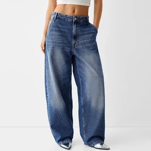 Women's Anti-Wrinkle High-Waist Casual Long Jeans Loose Washed Trousers Pockets Lady Fashion Wide Leg Denim Pants Sustainable