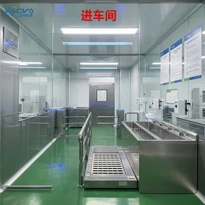 Customizable ESD Shoe Sole Cleaner CE Approved for Cleanroom Entrance Cleanroom Shoe Cleaner Sticky Mat Alternative PLC System