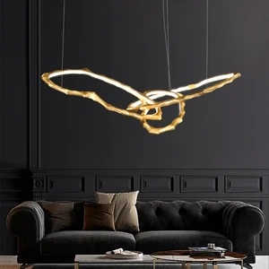 Solid Brass Light Luxury Pendant Lights, Creative Art Design Lamp For Dining Room, Bar Counter, Living Room & Homestay