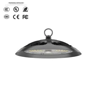 Wholesale Price Aluminum IP65 Waterproof Warehouse Industrial 100W 150W 200W UFO LED Highbay Lamp with 5-Year Warranty