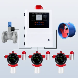 RTTPP LEL Wall-Mounted Chlorine CL2 Toxic Fixed Gas Detector IP66 Protection Exd IIC T6 Gb Explosion-proof Sound Light Digital