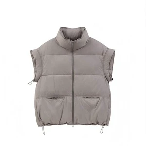 Wholesale Trending Winter Women Clothing Thick Warm Sleeveless Vests Plus Size Jackets Coat Waistcoat