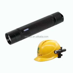 Lontu Explosion Proof Headlamp IP66 Waterproof Rechargeable LED Light For Helmet Oil Rig 1900mAh DC3.7V 3W LED ≥8h