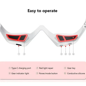 Dark Circle Removal Eye Massager Therapeutic Glasses Eye Care Tool Anti Wrinkle Under Eye Bags
