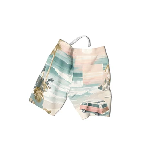 Men's Swimming Pants Quick Dry Swimsuit Swimsuit Summer Hawaii Swimming Beach Pants Custom Beach Shorts