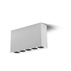 Modern Aluminum Linear Grille Light With High CRI 90 Color Temp Dimmable Surface Mount