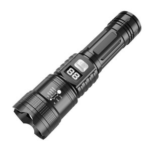 Portable 1200 Lumen LED Torch Light High Power Outdoor USB Rechargeable Aluminum Alloy Lantern IP65 Tactical Flashlight for