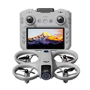 Top Selling Beginner Drone 4.3-inch Large Screen Obstacle Avoidance Custom 4k Dual Camera Mini Gt3 Rc Toy Plastic Brushless