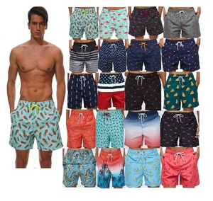 BSCI Men's Swim Trunks Beach Shorts Custom Board Shorts Summer Sustainable Swimwear OEM Waterproof Quick Dry Sublimation factory