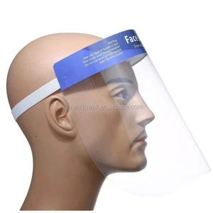 Face Shields Protective Cover Adjustable Clear Face Mask Anti-Fog Anti-Droplets Full Protection Transparent Hat Face