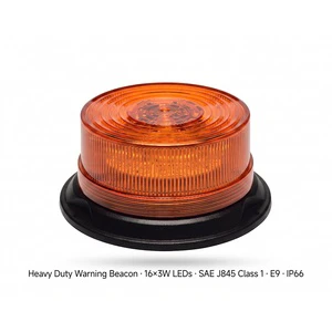 High Intensity Aluminum Screw White Amber LED Strobe Warning Light Heavy Duty Vehicle Blink Emergency Beacon Auto