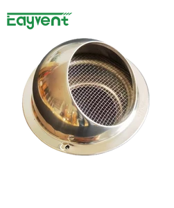 Modern Round Stainless Steel 304 Air Ventilation Grill For Outdoor Warehouse Wall Vent Cover And Exhaust Port