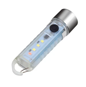 200 Lumen Rechargeable Glow in Dark Multi Function Flashlight