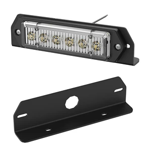 Emergency Strobe Lights 9-30V High-power LED*6PCS Amber LED Flashing Warning Light