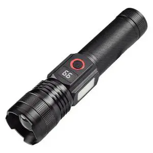 Cross-Border Emergency Aluminum Alloy Small Flashlight Long-Range Zoom Side Light Strong Lighting Power Consumer Electronics