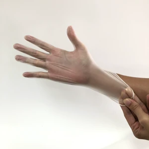 Wholesale Powder Free Waterproof Vinyl Household Safety Gloves Hot Price Transparent Disposable PVC Gloves