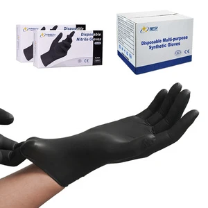 XINGYU High Quality Disposable Nitrile Gloves Powder Free Black Kitchen Food Safety Work Glove Powder Free Nitrile Gloves
