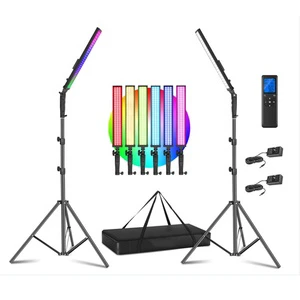 Video Lighting Film Shooting RGB LED Photography Handheld Video Light Stick with 2.4g Remote