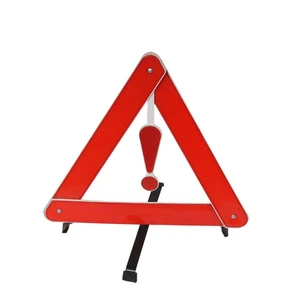 Reflective Warning Rack Car Triangular Warning Stand Sign Triangular Railway Waring