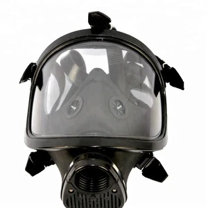 Black Silicone Rubber Fire protection Retardant Mask