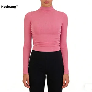 Women's High Neck Slim Fit Yoga Top