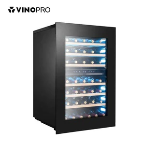 Vinopro Customized 155L 47 Bottles Inverter Wine Coolers Dual Zone Temperature Controlled Wine Celler For Household Use