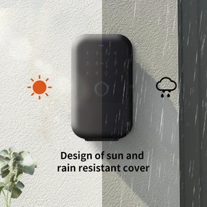 SINOVO Outdoor Wall Mount Smart Key Safe Box Storage Combination Digital Key Card WiFi App Fingerprint Smart Key Lock Box