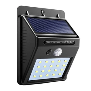 20 LED Solar Light PIR Motion Sensor Wall Lamp Human Body Infrared Outdoor Waterproof Home Garden Street Security Lights