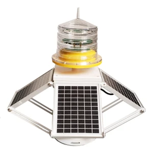 4 Groups Solar Panel Rechargeable 12volt Solar Buoy Light Marine Lantern Marine Signal Light