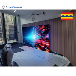 Canbest Fiw P1.86 1.86Mm 3840X1920Mm 12.6X6.3Ft Indoor Led Video Wall Display Screen For Beauty Salon In Netherlands