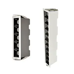 Manufactory Direct Modern Four Head Dimmable Aluminum LED Grille Ceiling Spotlight IP65 UGR10-19