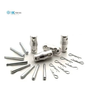 Aluminum Truss Accessories Half Coupler Pin Stage Lighting Clamps