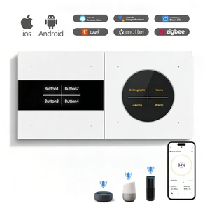 Rotary Dimmer Switch Knob Premium Metal Finish for Luxury Interiors Works With Alexa Google Assistant Dimmable LED for Hotel