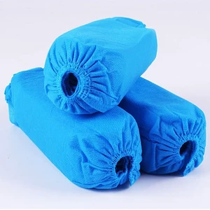 SJC Anti-Dust Recyclable CE Certified Custom-Made Shoe Covers Durable Elastic Cuffs for House Cleaning Indoor/Outdoor Safety Use