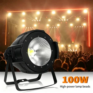 Projector Stage Lighting Warm Cold/White Dmx Stage Light for Disco bar DJ Wedding Concert Theater 100W Zoom Led Cob Light