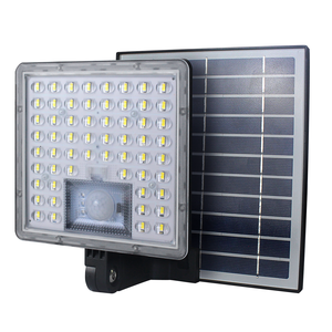10W 1500LM Powerful PIR Motion Sensor LED Solar Flood Light ABS Body IP65 Rating for Outdoor Gardens and Fields