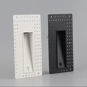 Recessed Staircase Lighting Indoor Intelligent Motion Sensor Stair Light Frameless Led Step Light