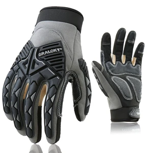 Graloky brand Tpr Anti-impact Safety Puncture Proof Work Gloves Safety Construction Anti Impact Hand Glove