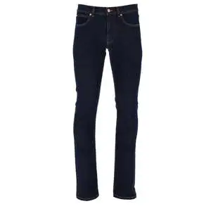 Wholesale Unisex Plus Size Men's 100% Cotton Straight Leg Jeans Regular Fit High Street Style Distressed Stonewashed Breathable