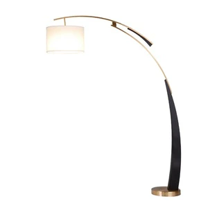 Online Customization Modern Art Mid Century Bent Over Fishing Bent Arc Floor Lamp Light
