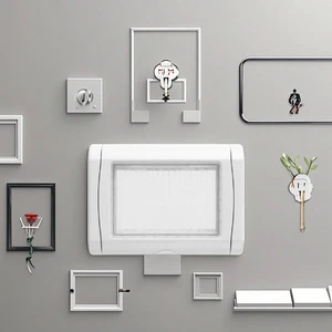 118 Type New Design Wall Switch America Type 1gang 1 Way/2way Power American Wall Sockets And Electrical Switches Wall Light