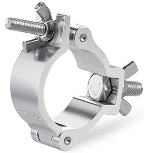 LED Stage Lighting Moving Head Bolts Clamps Aluminum Round Tube with Round Locking Ring for Stage Lighting Hook