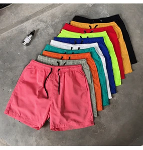 2025 New Wholesale Stock Casual Beach Running Swimwear Shorts Men Spandex/Cotton Quick Dry Eco-Friendly Breathable Mid Waist