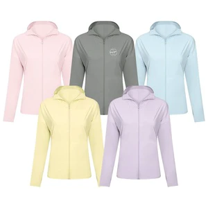 Women Outdoor Anti Uv Quick-dry Thin Sun Protection Clothing With Hooded Upf 50+ Ice Cold Anti-uv Sun-protective Clothing Women