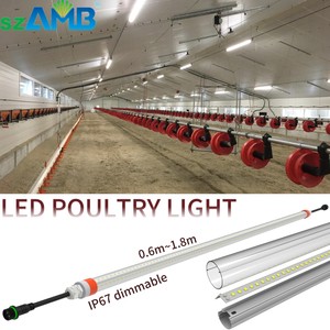 Chicken Lights Led Poultry Light IP67 Waterproof farm lights Poultry Led Light Full Spectrum 2700k-6500k Red