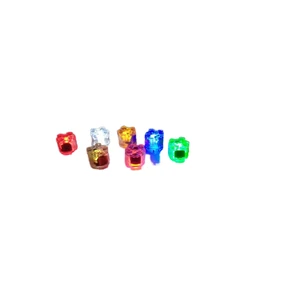 2x2 LED Light Brick, Multicolor Flashing Building Blocks Lamp Parts, Compatible with Most Bricks, Bulk MOC Accessories