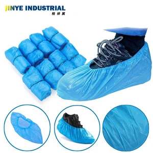Premium Disposable Anti-Slip Waterproof Shoe Covers Non-Woven PE/PP Plastic Breathable Safety Shoes Protector