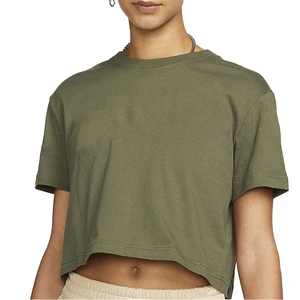 Wholesale PRO ENTERPRISES Women's Summer Casual Solid Knitted O-Neck Short Sleeve Regular Length 100% Cotton 240g Breathable